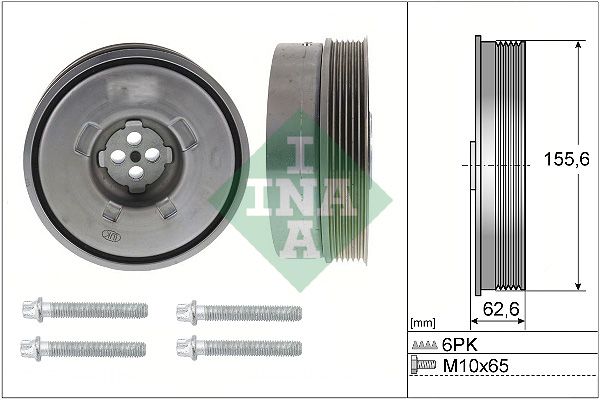 SCHAEFFLER INA 544 0501 20 Belt pulley, crankshaft