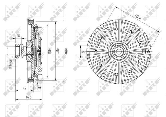Clutch, radiator fan-4