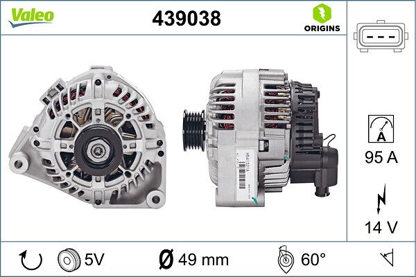 VALEO 439038 Alternator