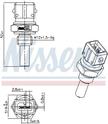 Sensor, coolant temperature-5