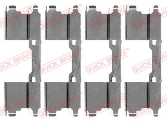 QUICK BRAKE 109-1762 Accessory kit, disc brake pad