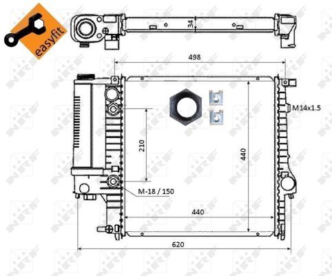 Radiator, engine cooling-6