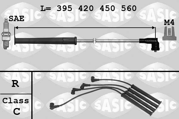 SASIC 9284011 Ignition cable kit