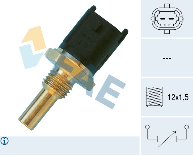 Sensor, coolant temperature