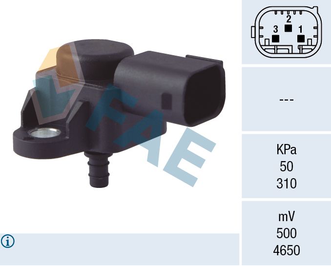 Sensor, boost pressure