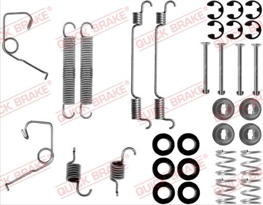 QUICK BRAKE 105-0706 Accessory kit, brake shoes