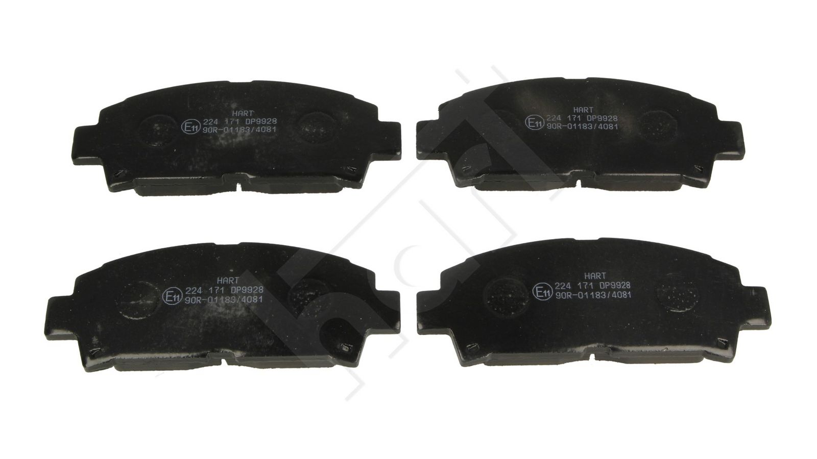 HART 224 171 Brake pad set, disc brake