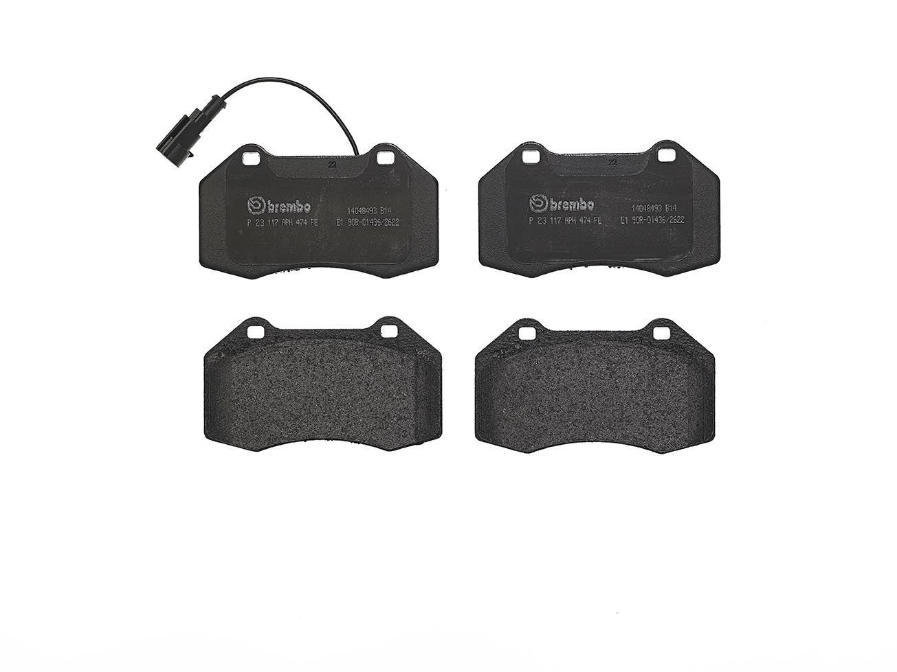 BREMBO P 23 117 Brake pad set, disc brake