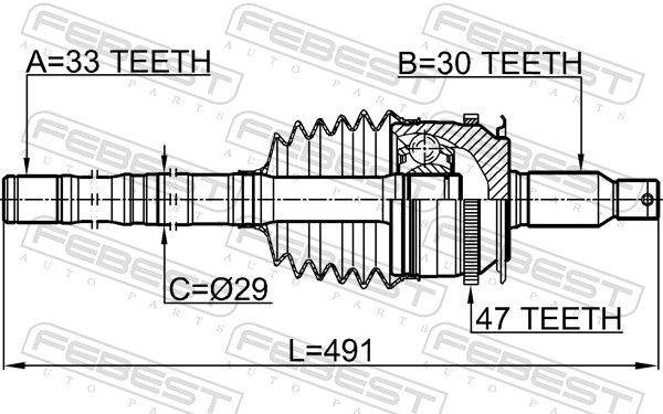 Joint Kit, drive shaft-1
