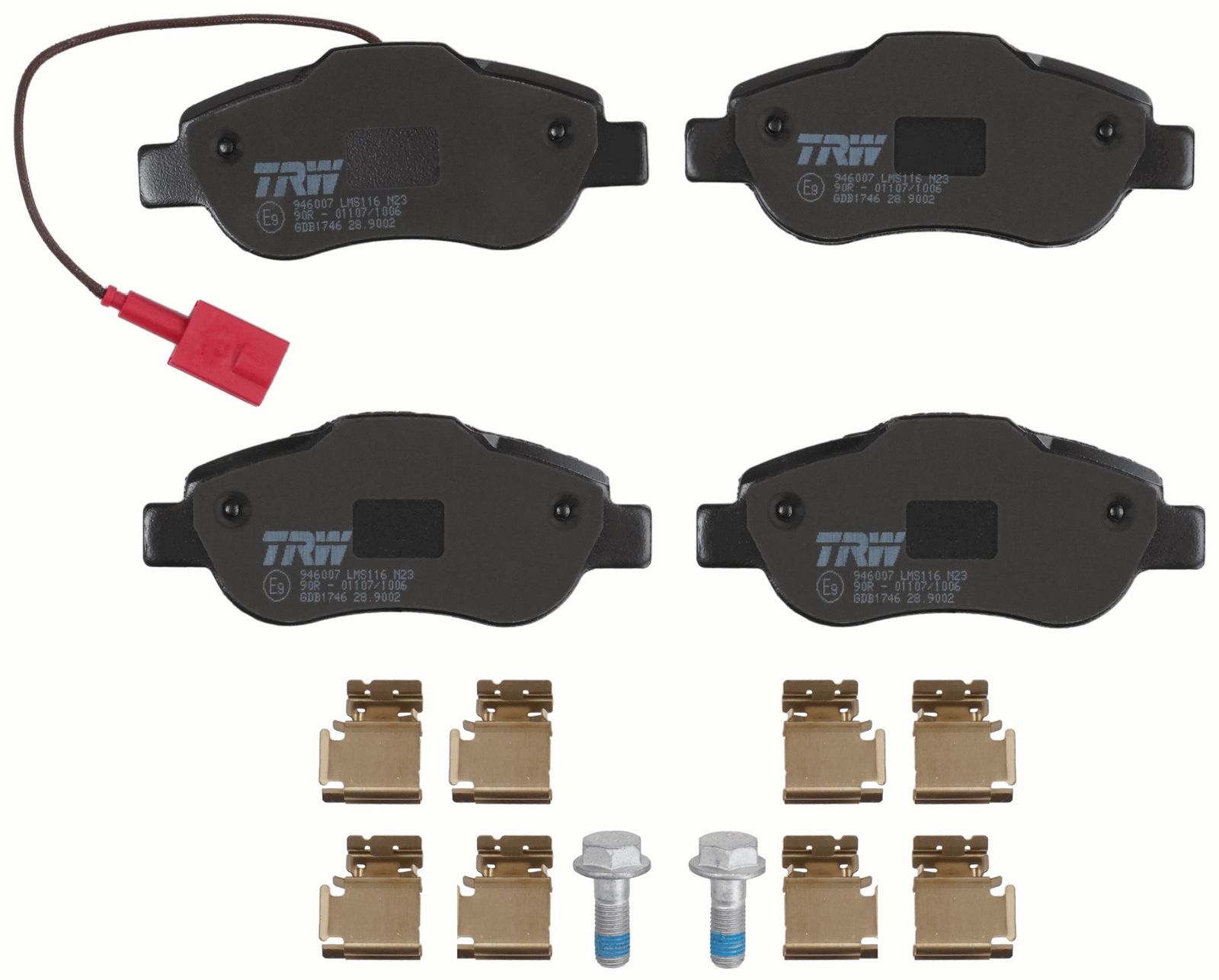 Brake Pad Set, disc brake-1