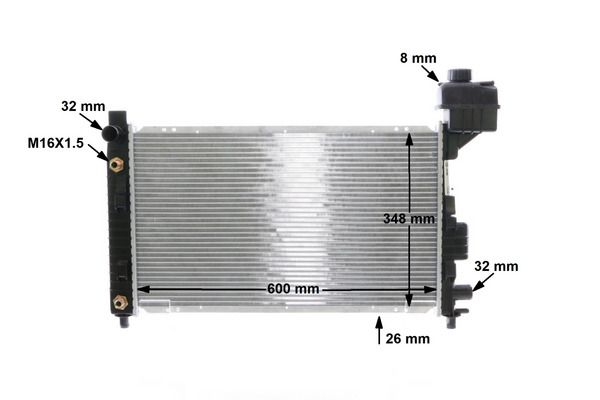 Radiator, engine cooling-11