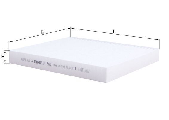 KNECHT LA 569 Filtras, salono oras