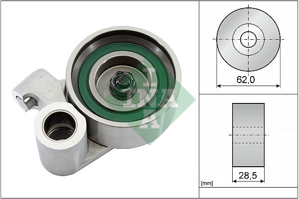 SCHAEFFLER INA 531 0215 20 Tensioner pulley, timing belt