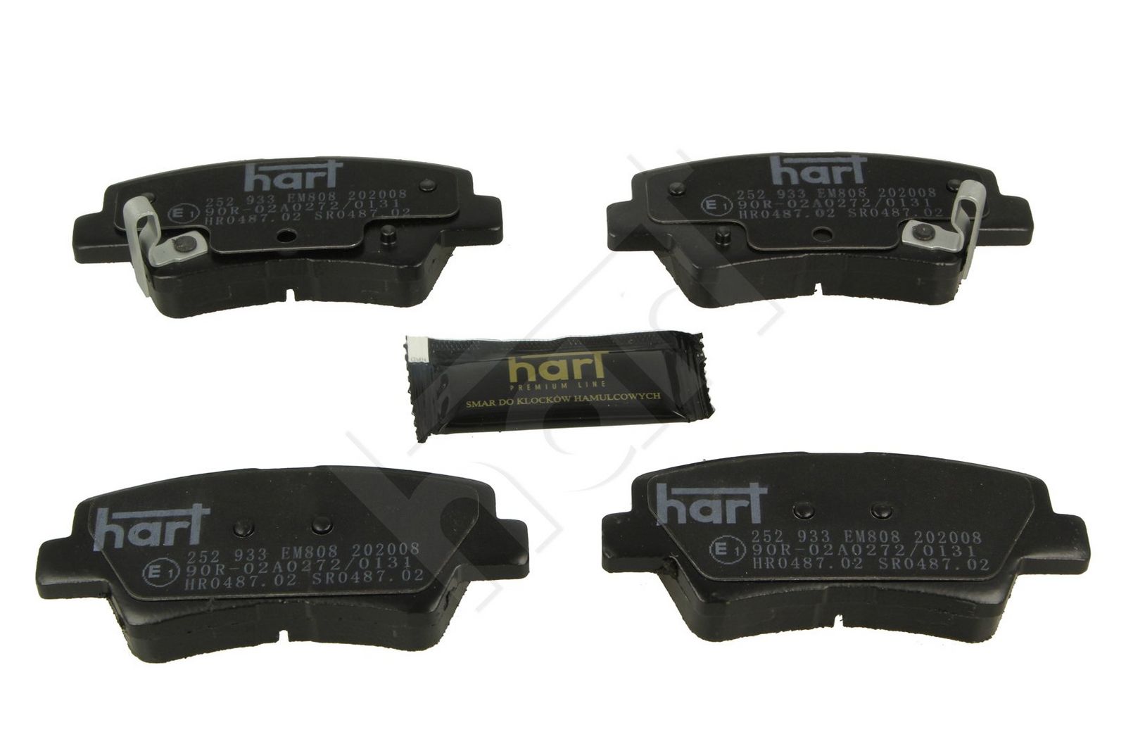 HART 252 933 Brake pad set, disc brake