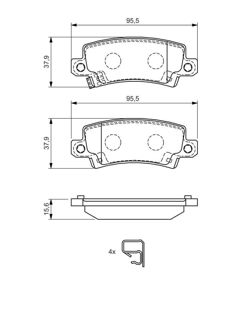 Brake Pad Set, disc brake-4