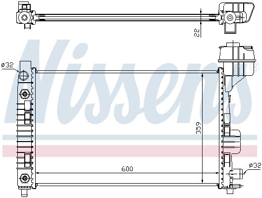 Radiator, engine cooling-4