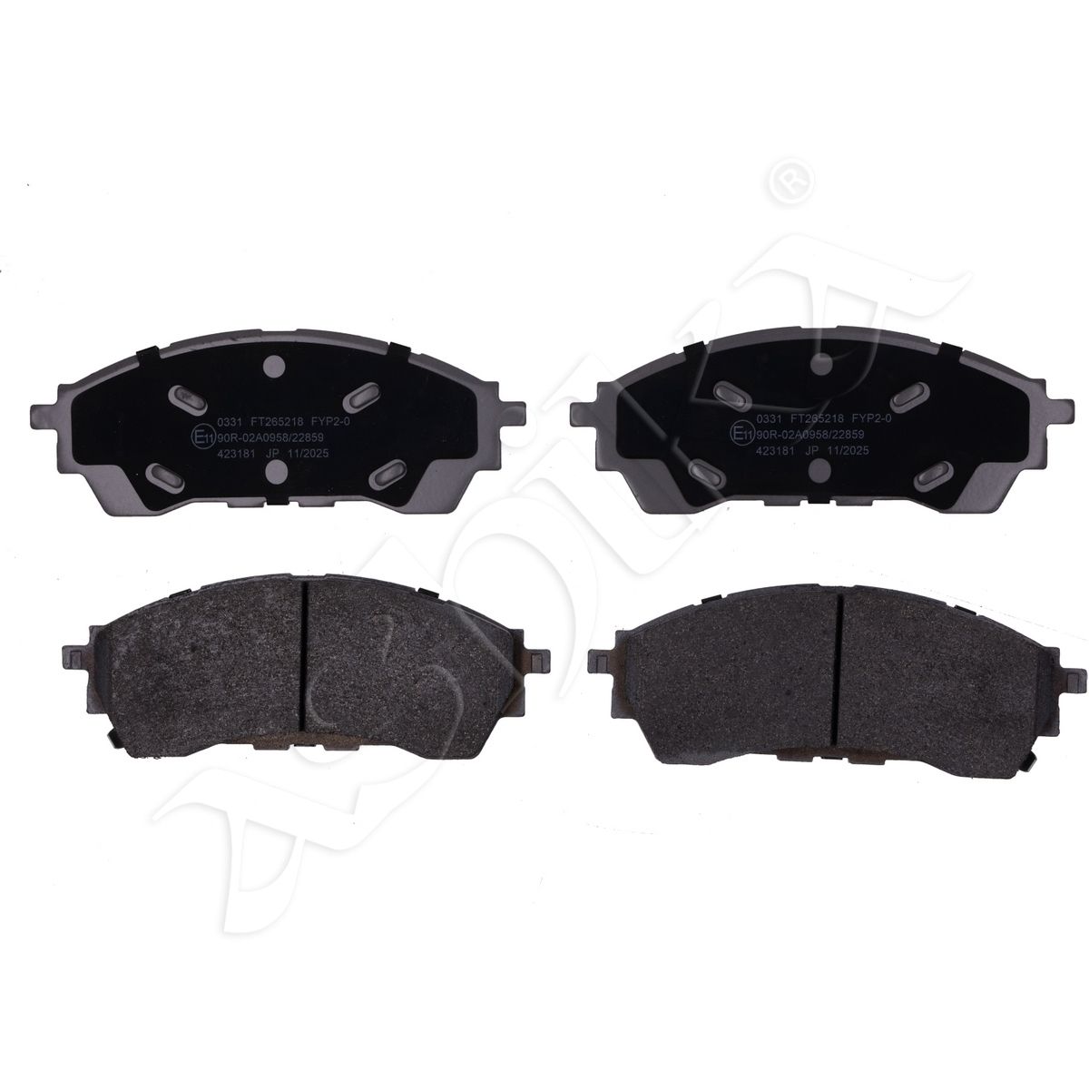 ASHIKA 51-00-0331 Brake pad set, disc brake