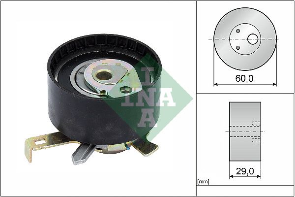 SCHAEFFLER INA 531 0345 10 Tensioner pulley, timing belt
