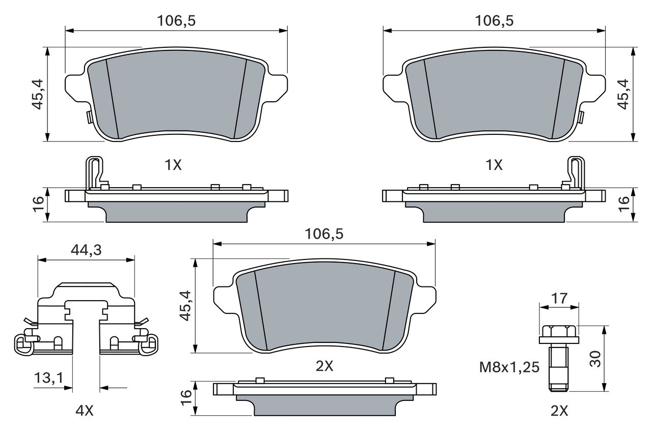 Brake Pad Set, disc brake-4
