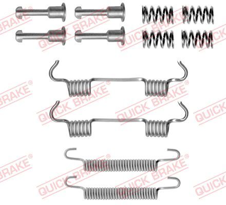 QUICK BRAKE 105-0801 Accessory kit, parking brake shoes