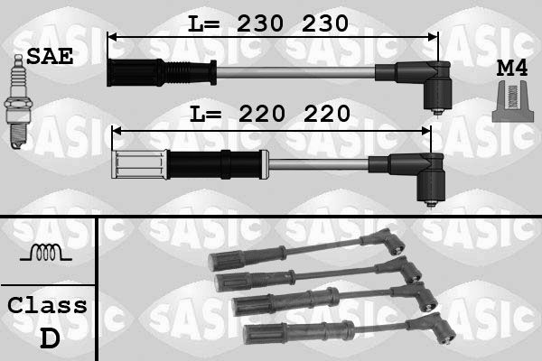 SASIC 9286045 Ignition cable kit