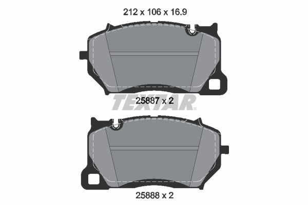 Brake Pad Set, disc brake-main