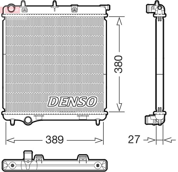 Radiator, engine cooling