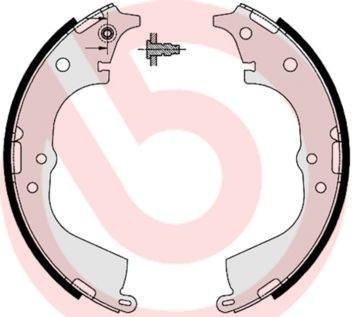 BREMBO S 83 537 Brake shoe set