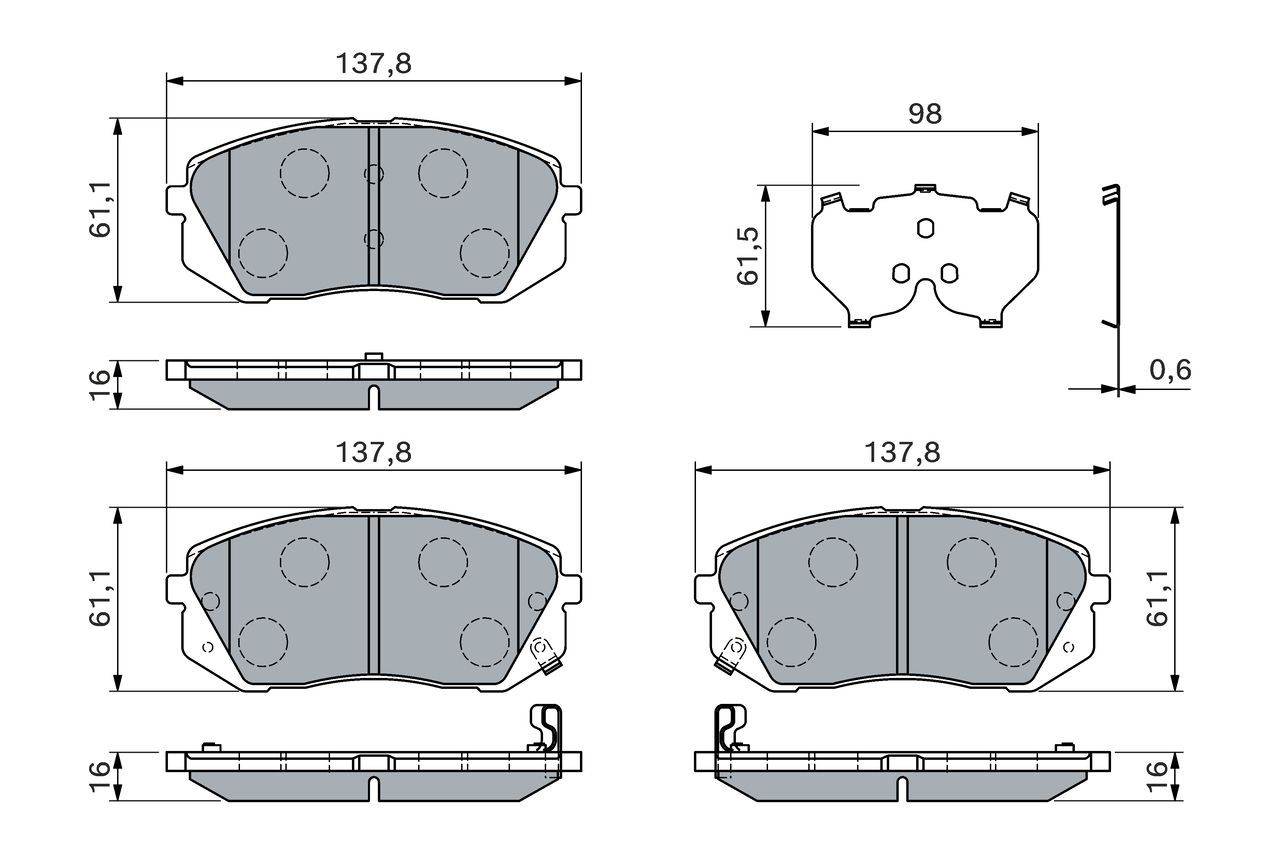 Brake Pad Set, disc brake-4