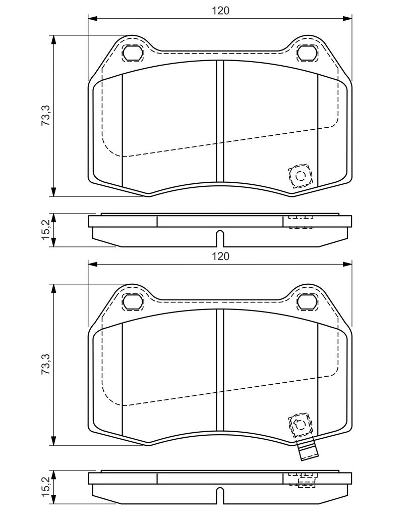 Brake Pad Set, disc brake-1