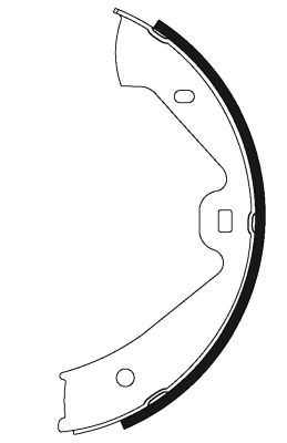Brake Shoe Set, parking brake-1