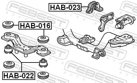 Mounting, differential-1