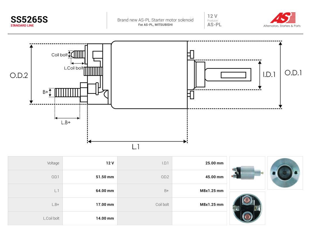 Solenoid Switch, starter-3