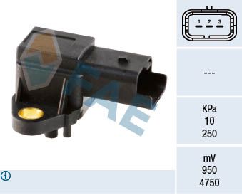 FAE 15017 Sensor, intake manifold pressure