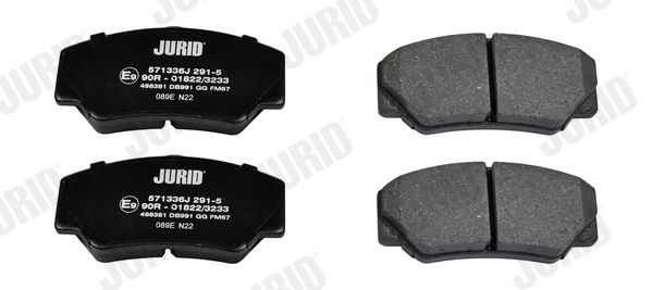 JURID 571336J Stabdžių trinkelių rinkinys, diskinis stabdys