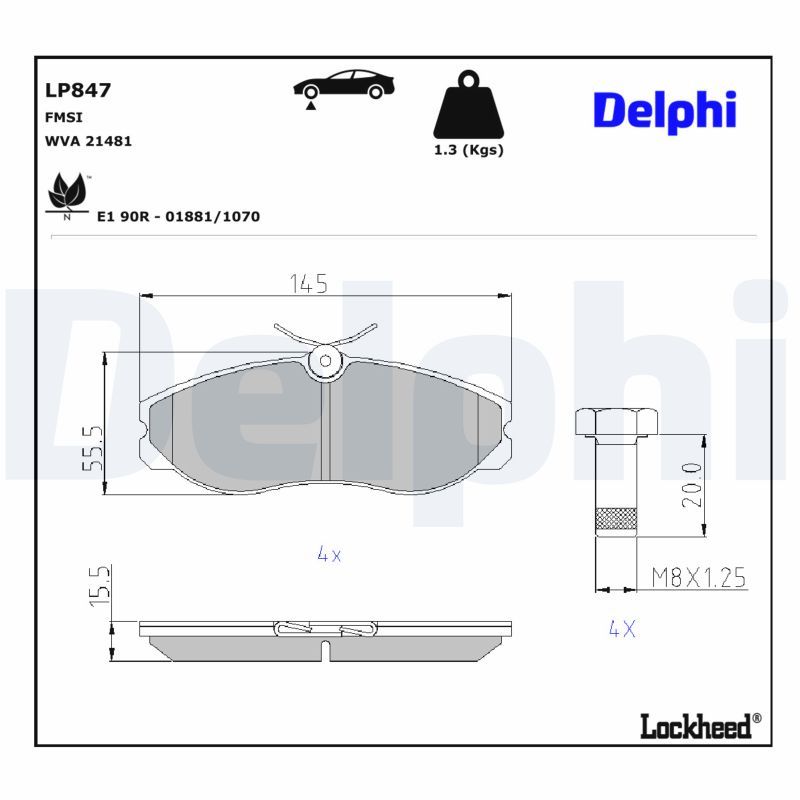 Brake Pad Set, disc brake-2