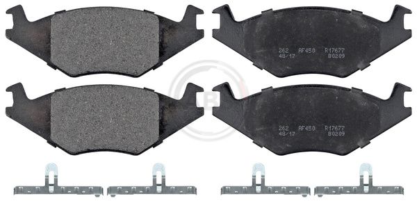 A.B.S. 36539 Stabdžių trinkelių rinkinys, diskinis stabdys