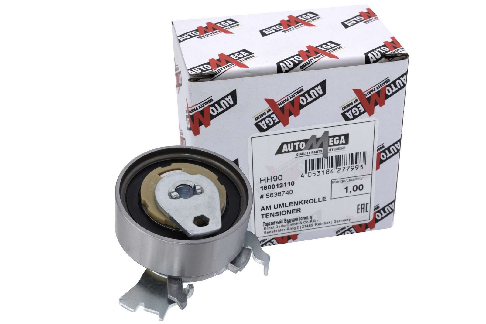 AUTOMEGA 160012110 Tensioner pulley, timing belt