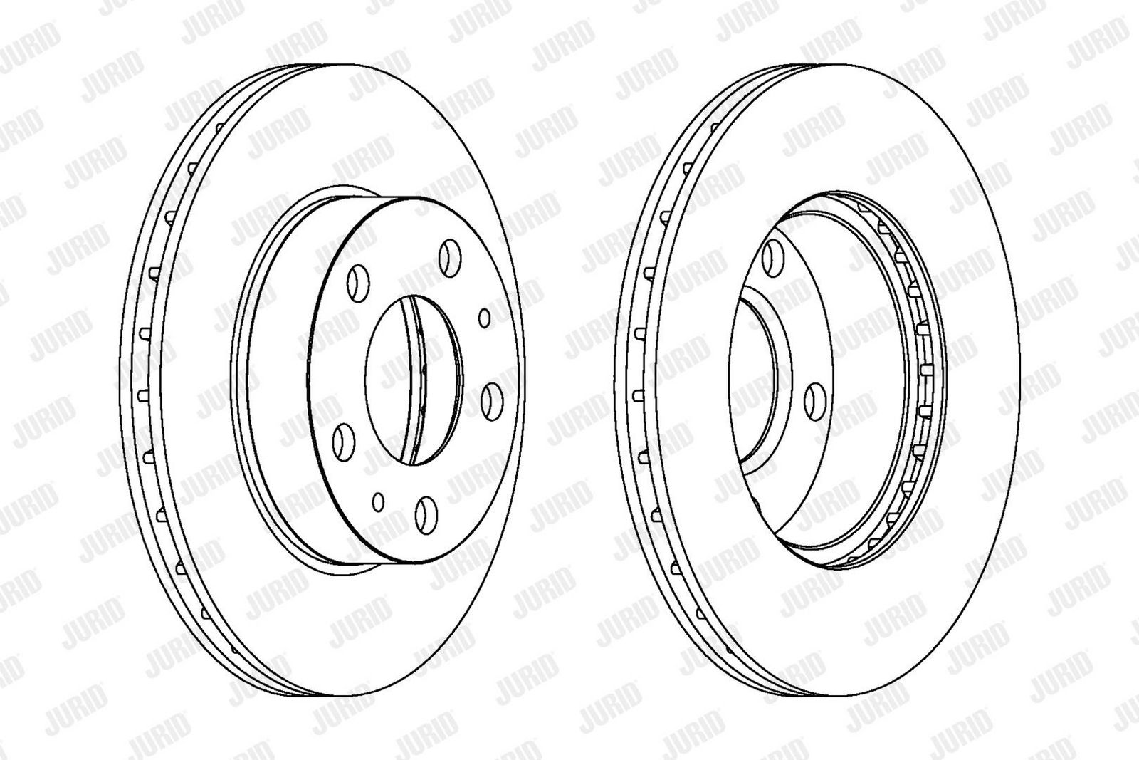JURID 563021J Brake disc