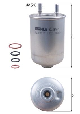KNECHT KL 485/5D Fuel filter