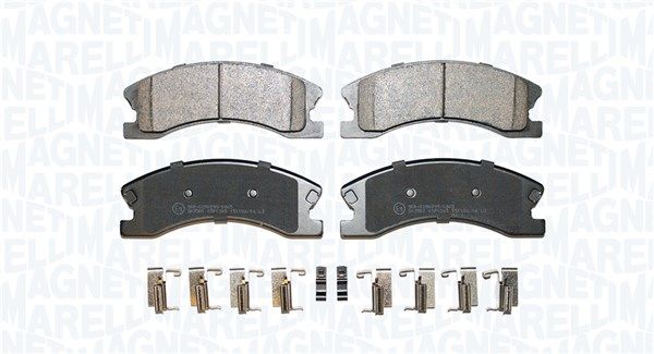 MAGNETI MARELLI 363916061442 Stabdžių trinkelių rinkinys, diskinis stabdys