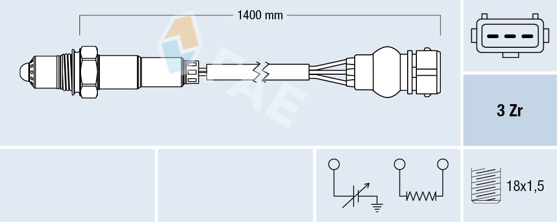 FAE 77317 Oxygen sensor