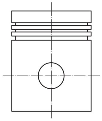 MAHLE 013 74 00 Piston