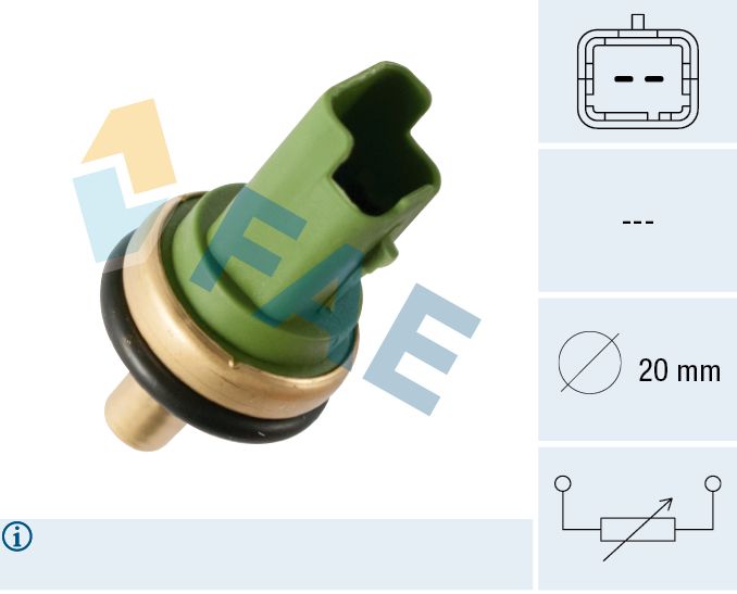 Sensor, coolant temperature