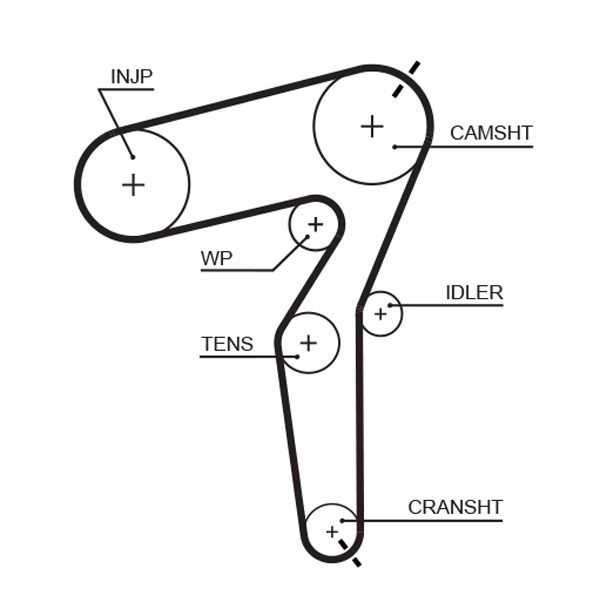GATES 5650XS Timing belt