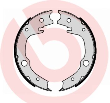 BREMBO S 83 551 Brake shoe set, parking brake