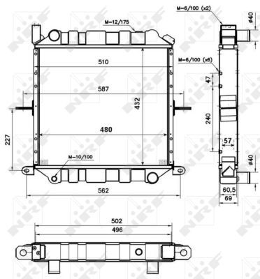 Radiator, engine cooling-4