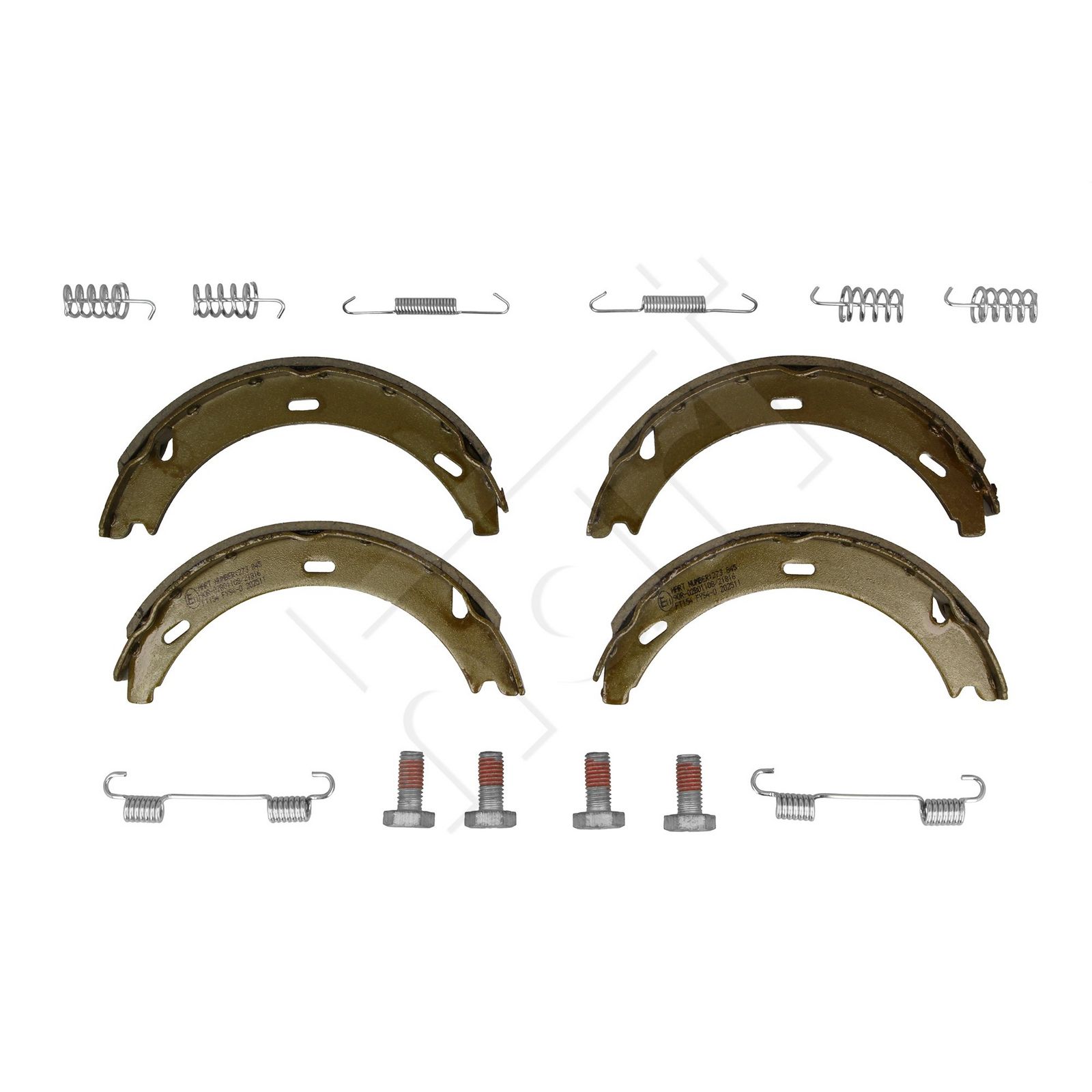 HART 273 845 Brake shoe set, parking brake