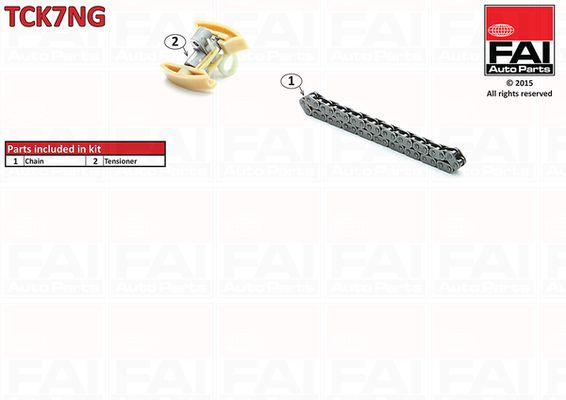 FAI AUTOPARTS TCK7NG Timing chain kit
