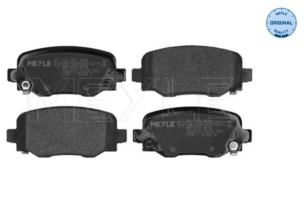 MEYLE 025 257 3418 Brake pad set, disc brake